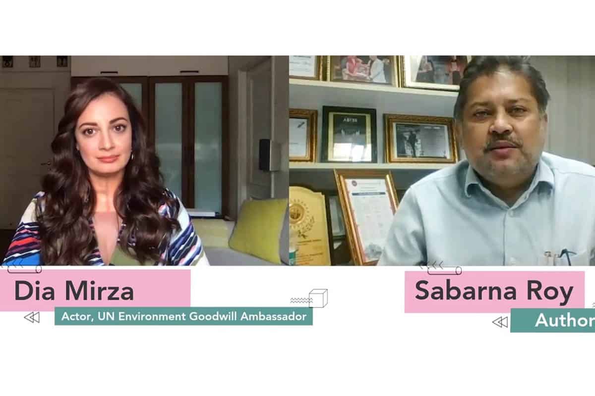 Dia Mirza and author Sabarna Roy discuss Indian Literature in times of COVID-19